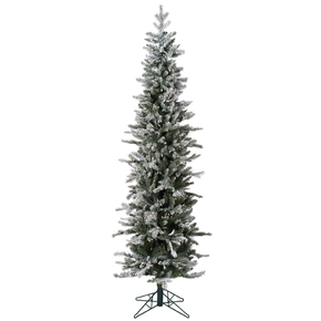 8' Frosted Kingston Fir Warm White LED