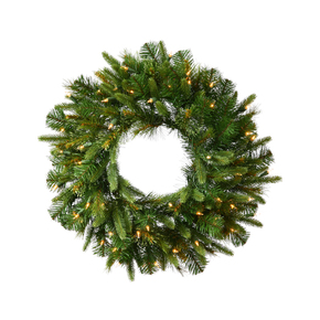 Alpine Fir Wreath LED 24"