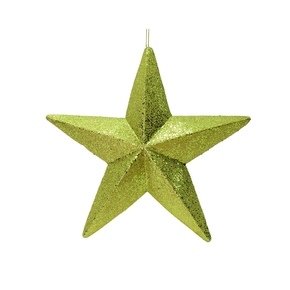 Spirit Outdoor Glitter Star 23" Lime