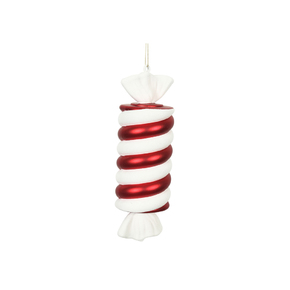Peppermint Twist Candy Ornament 12" Set of 2