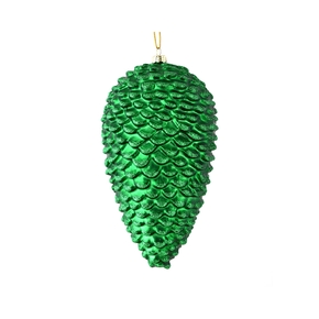 Pinecone Ornament 7" Set of 4 Green