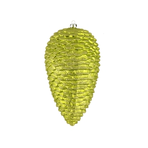 Pinecone Ornament 7" Set of 4 Lime