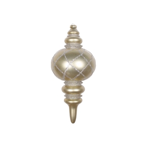 Serena Finial 13" Set of 2 Champagne