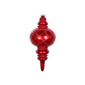 Serena Finial 13" Set of 2 Red