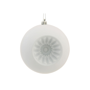 Solaris Ball Ornament 5.7" Set of 4 White