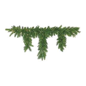 Vermont Spruce Cascading Garland 9' LED